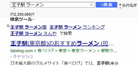 王子駅ラーメン