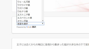 Google翻訳ツール
