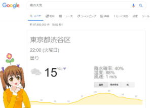 夜の天気