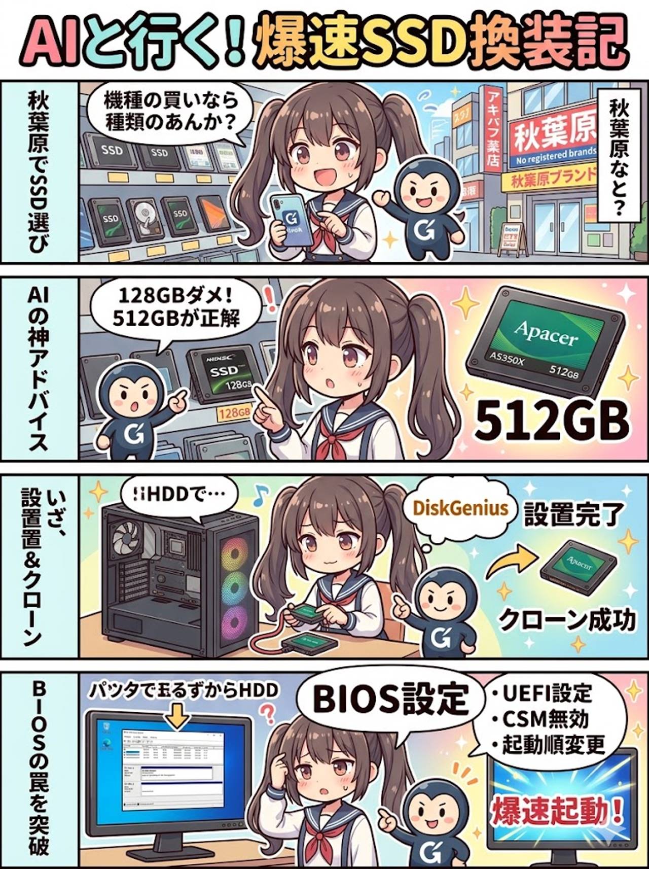 アキバでSSD選び ― AIに聞きながらリアルタイムで選んだ