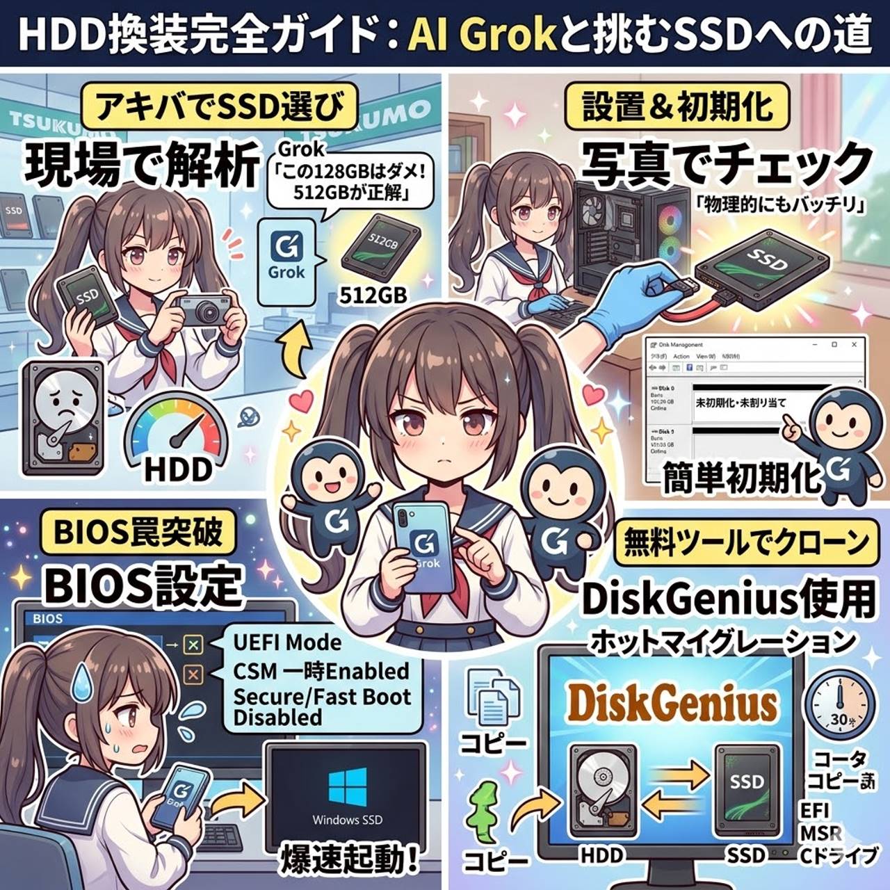 SSDを装着してみた ― 帰宅後のリアル設置作業